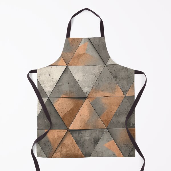 Item preview, Concrete and Copper Triangles Pattern designed and sold by GrinGalore.