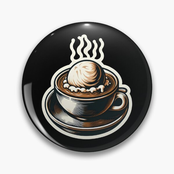 Item preview, Affogato Coffee Art - Espresso Meets Ice Cream Cute And Funny Gifts designed and sold by BadhbhLoot.