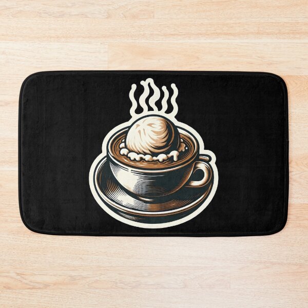 Item preview, Affogato Coffee Art - Espresso Meets Ice Cream Cute And Funny Gifts designed and sold by BadhbhArt.
