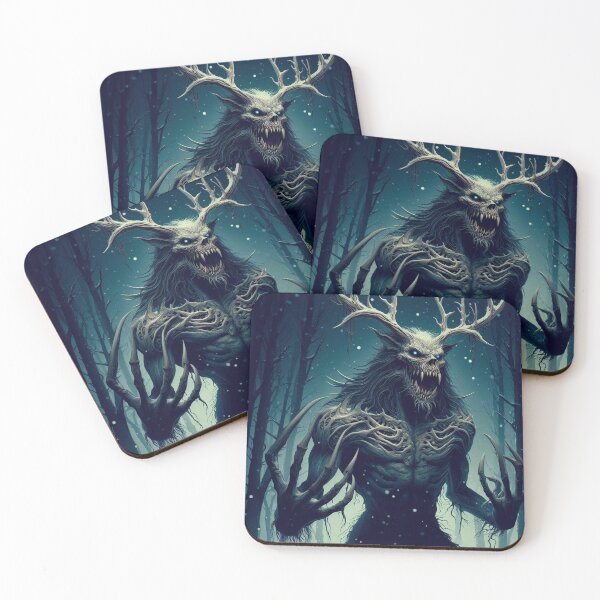 Item preview, Raging Winter Forest Wendigo designed and sold by nikkolaus.