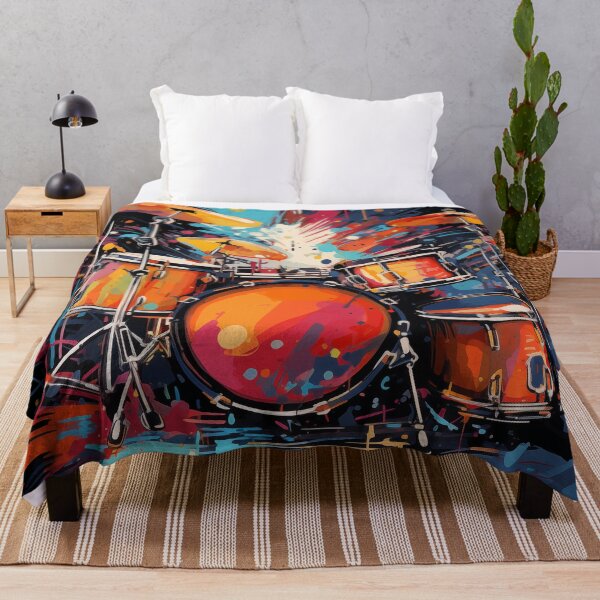 Item preview, Drums Colorful Artwork designed and sold by Divine Ease.