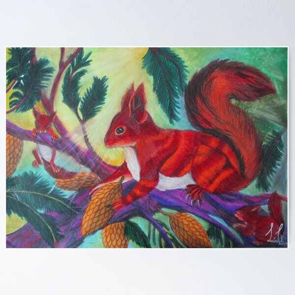 Item preview, red squirrel  designed and sold by SuperVida1986.