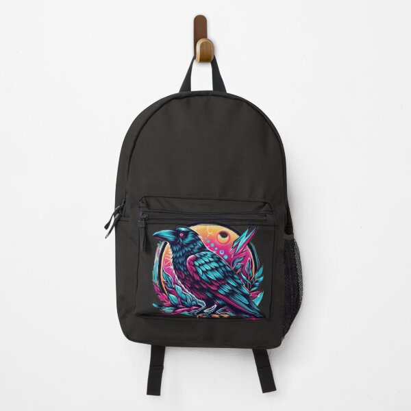 Item preview, raven Funny animal emblem designed and sold by Expressions-Sel.
