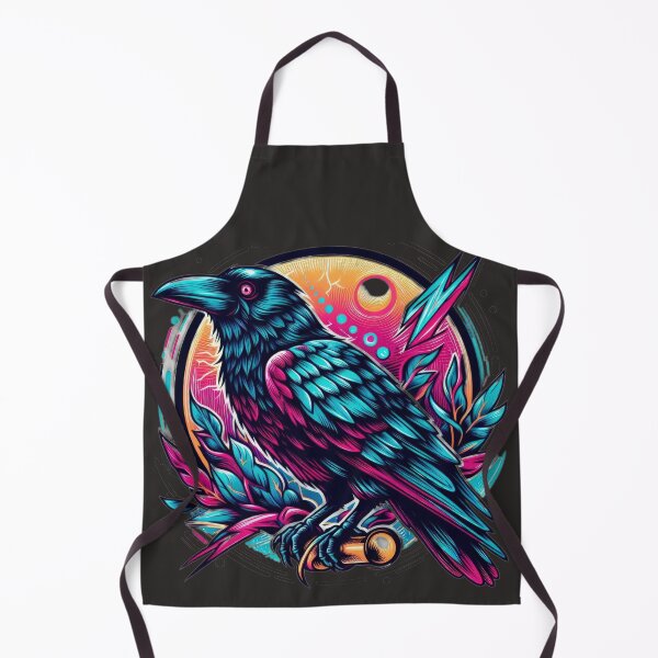 Item preview, raven Funny animal emblem designed and sold by Expressions-Sel.