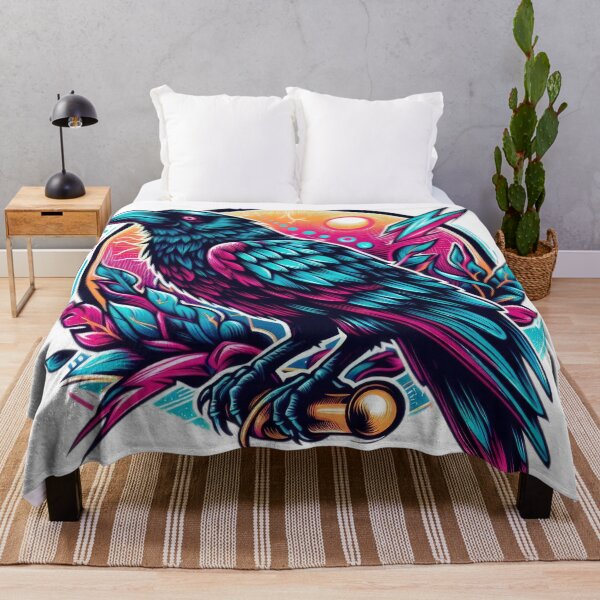 Item preview, raven Funny animal emblem designed and sold by Expressions-Sel.