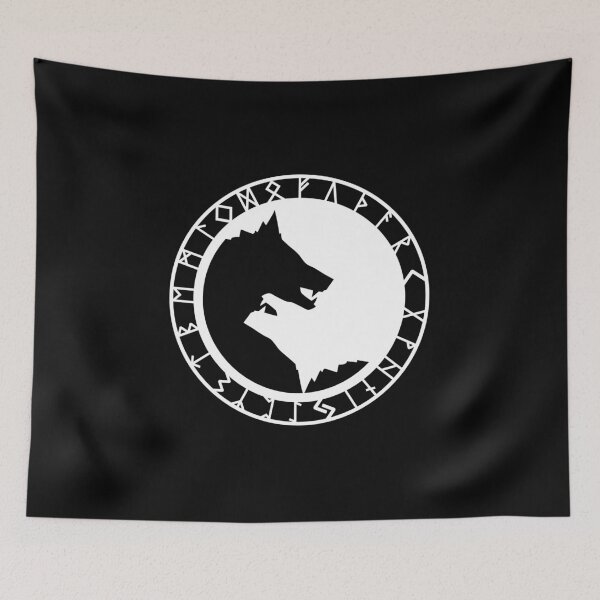Item preview, Nordic Wolves Circle - Guardians of the Legend designed and sold by MundArtDesigns.