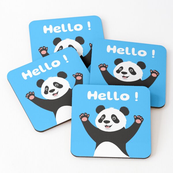 Item preview, Panda says Hello! designed and sold by twisted-dot.