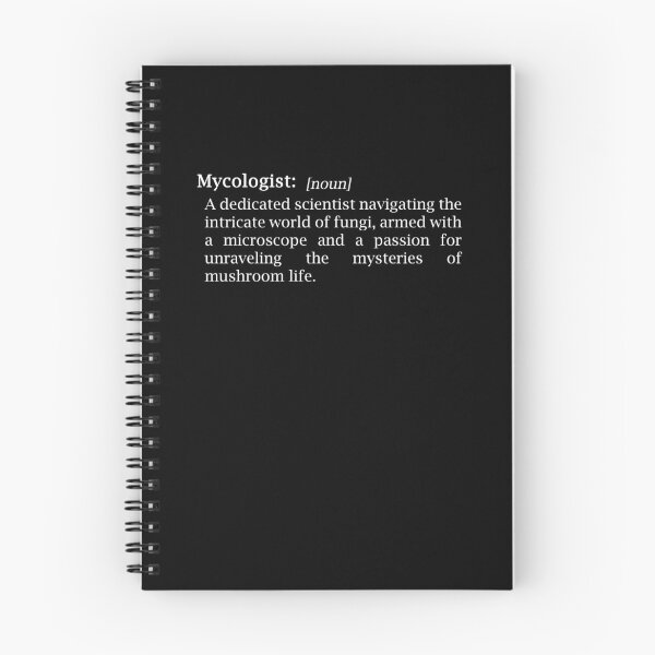 Item preview, Mycologist dictionary definition like white text gift idea designed and sold by EmeraldeaArt.