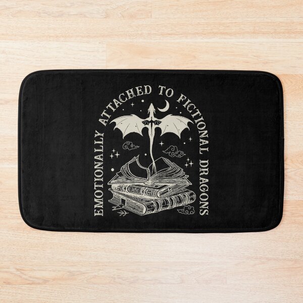 Item preview, Emotionally Attached to Fictional Dragons Bookish designed and sold by SebastiMatthiro.