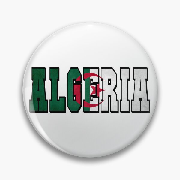 Item preview, Algeria Country Flag Typography designed and sold by TravelWish.