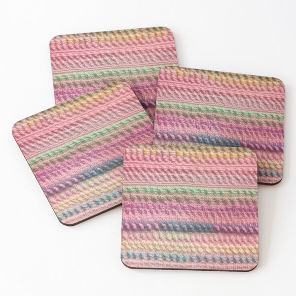 Item preview, Pastel Knitted Pattern Stitch designed and sold by SimoneBalman.