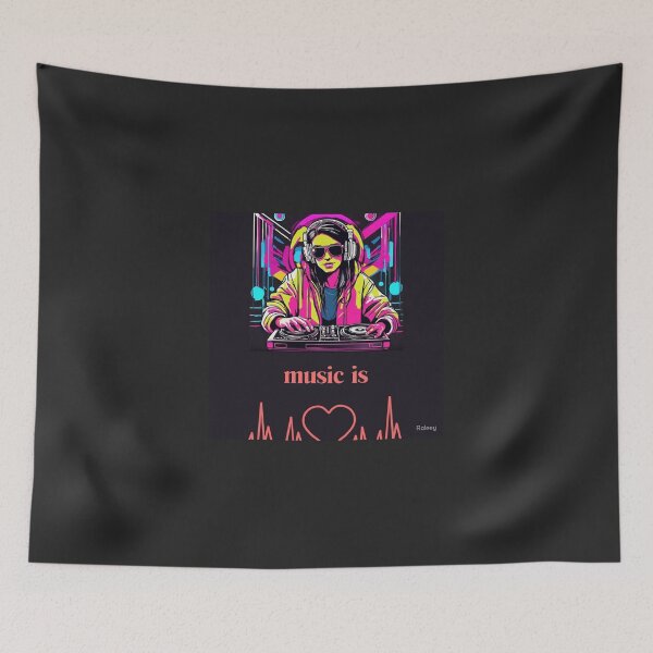 Item preview, Music is my life  designed and sold by Roleey.