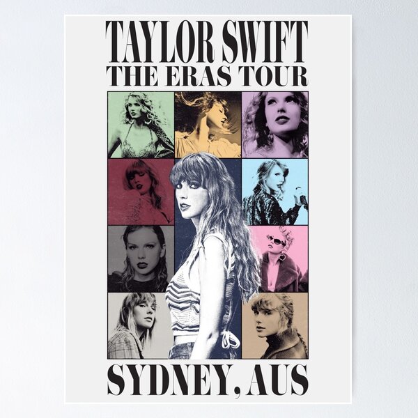 Eras Tour - Taylor Swift - Sydney, Australia Merch Poster