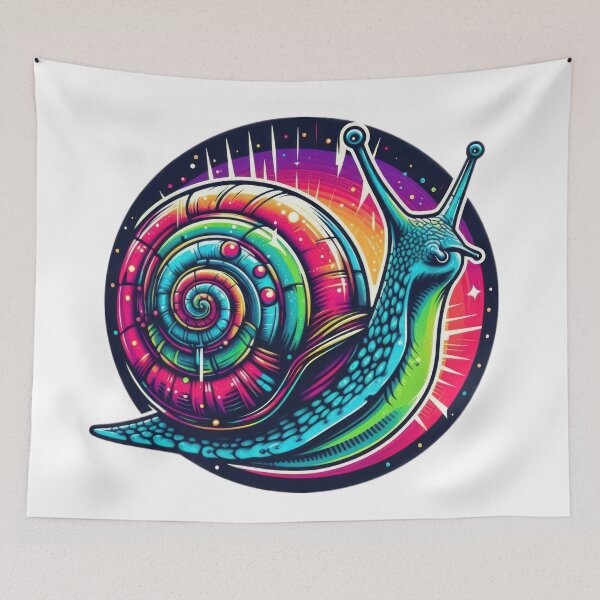 Item preview, snail Funny animal emblem  designed and sold by Expressions-Sel.