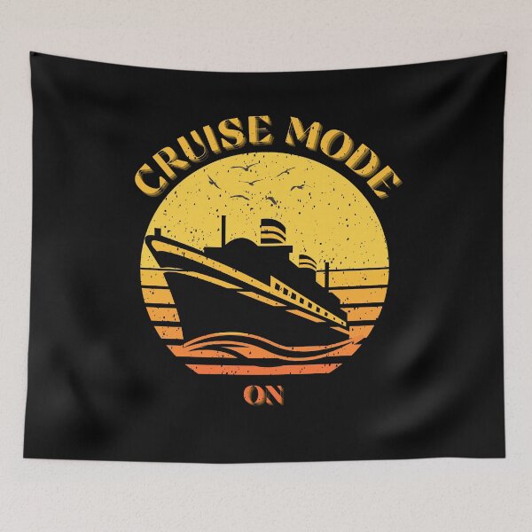 Item preview, Cruise Mode on retro designed and sold by ViViTulip.