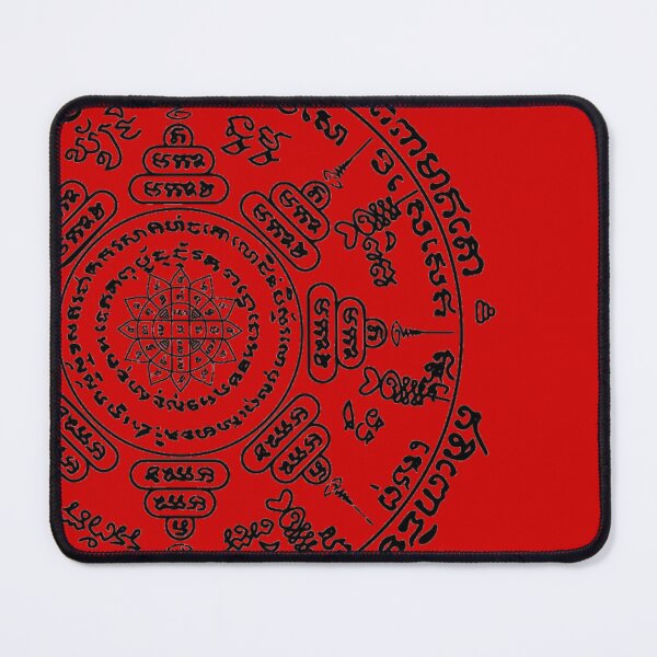 Item preview, White Round Traditional Thai tattoo designs -sak yant designed and sold by Bspaces.