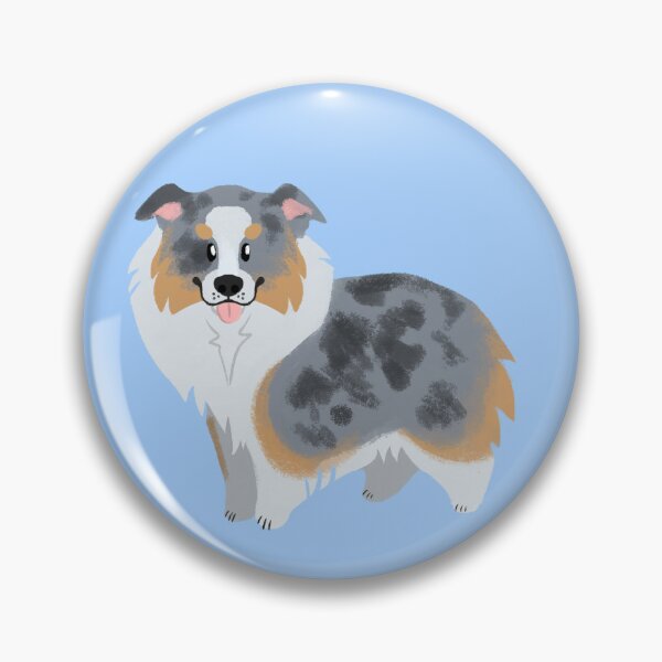 Item preview, Australian shepherd designed and sold by stinkybrowndogs.