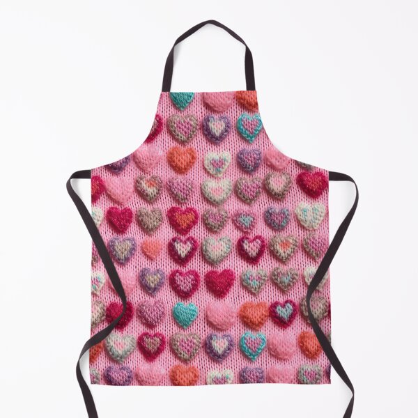 Item preview, Pink Knitted Hearts designed and sold by SimoneBalman.