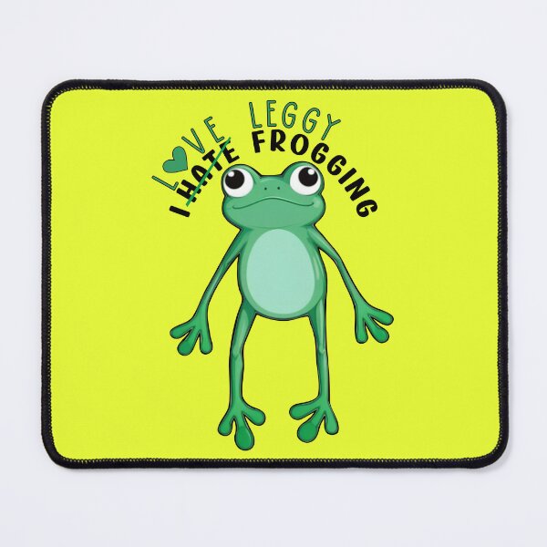 Item preview, I hate frogging / I love leggy frogging Funny Crochet Shirt designed and sold by PrettyfulStuff.