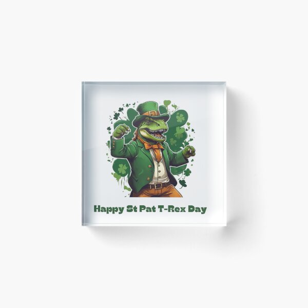 Item preview, Happy St Pat T-Rex Day designed and sold by Creativedsigna.