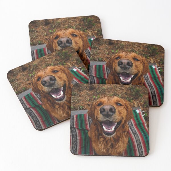 Item preview, Golden Retriever Dog Loves the Rain designed and sold by VanGaldo.