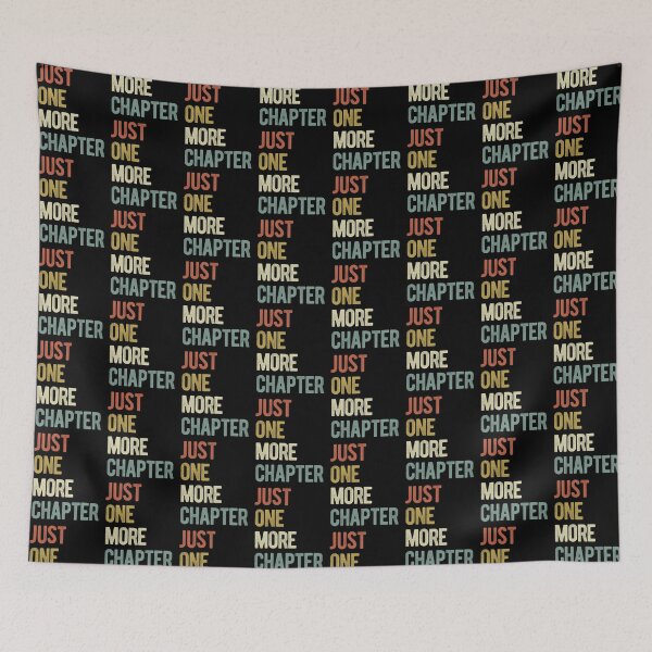 Item preview, Just One More Chapter designed and sold by BookishHaven.