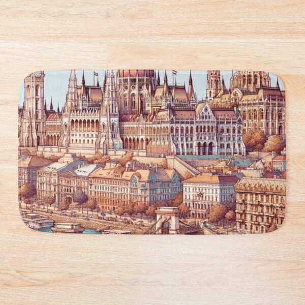 Artikelvorschau, Budapester Sehenswürdigkeiten entworfen und verkauft von CreativeMindAH.