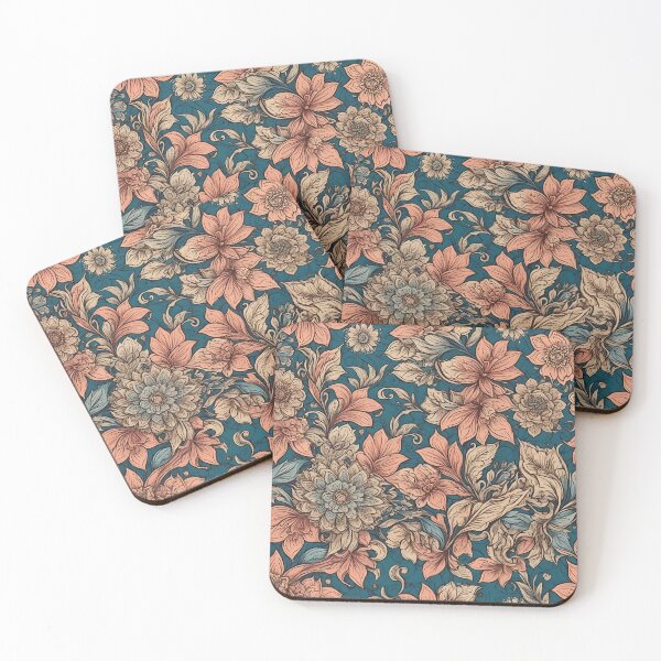 Item preview, Colores claros de patrones sin fisuras de flores designed and sold by nightspeed.