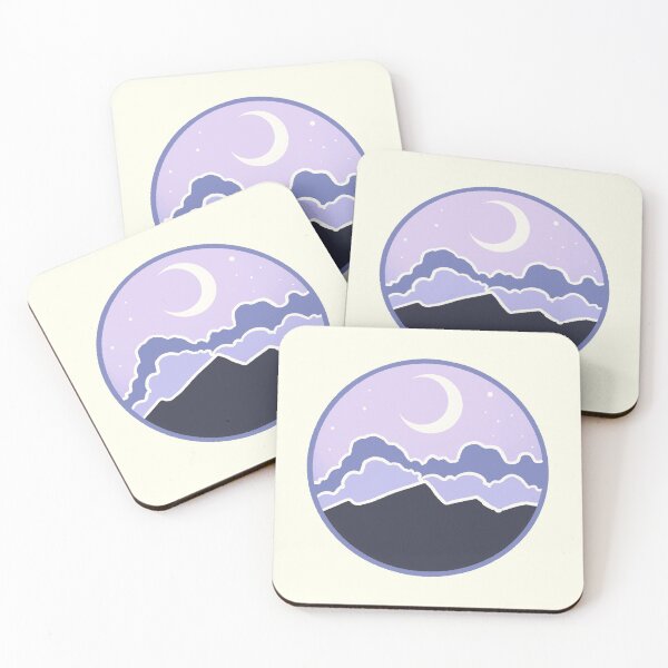 Item preview, clouds and stars illustration  designed and sold by Mayarart.