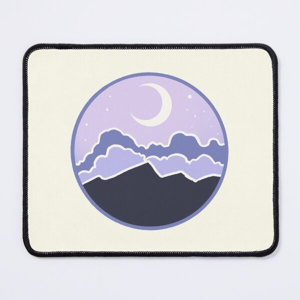 Item preview, clouds and stars illustration  designed and sold by Mayarart.