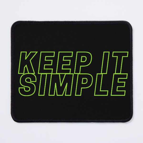 Item preview, keep it simple designed and sold by typographi.