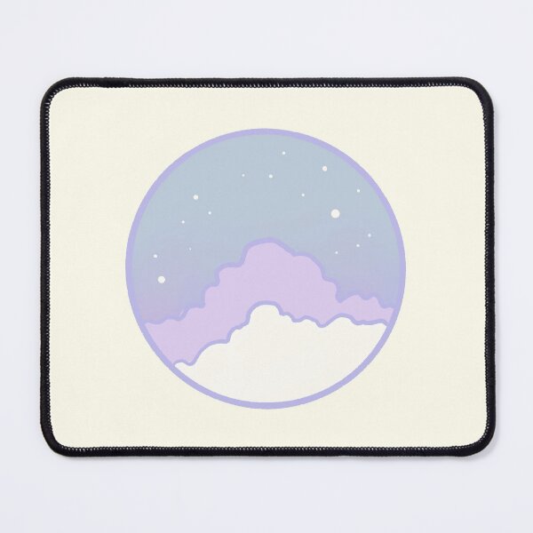 Item preview, clouds and stars art designed and sold by Mayarart.