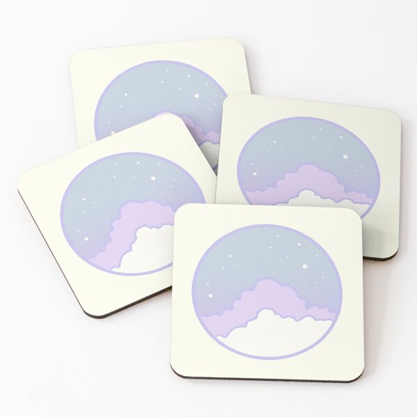 Item preview, clouds and stars art designed and sold by Mayarart.