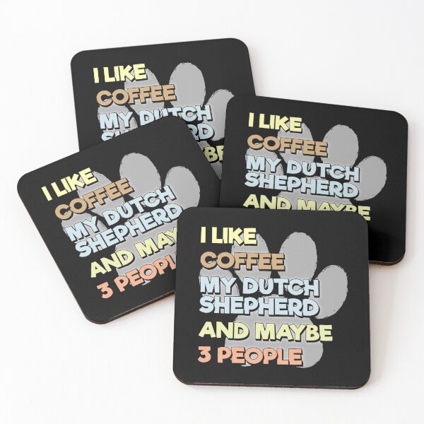 Item preview, Dutch Shepherd Owner Coffee Lovers Quote designed and sold by FYS-Arte-Style.