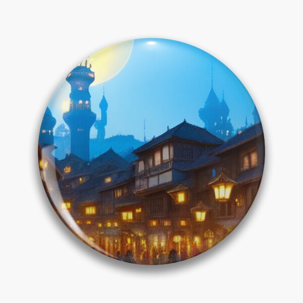 Item preview, Enchanting Eid Mubarak in a Medieval Town designed and sold by Nathan Z..