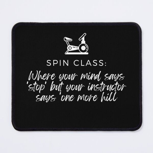 Item preview, Spin Class Quote designed and sold by ArbitraryKiyo.