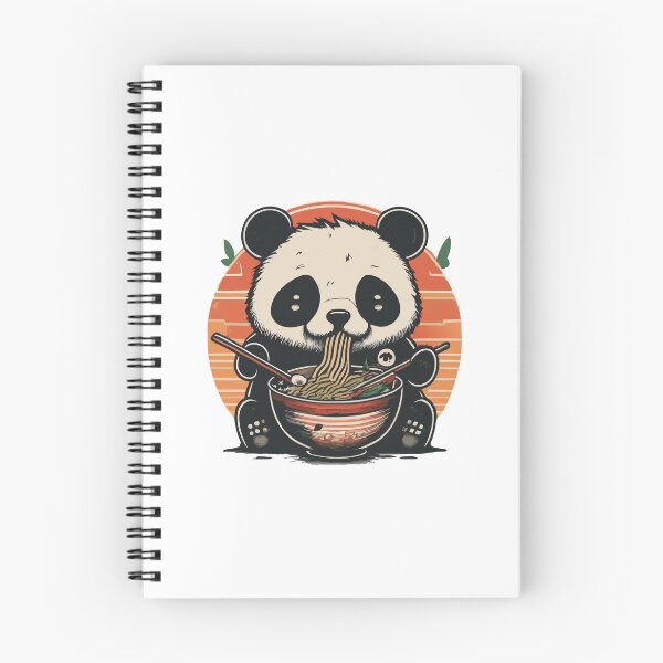 Item preview, Cute Panda Eating Ramen designed and sold by Designowner.
