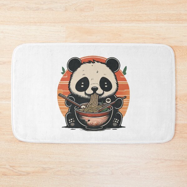 Item preview, Cute Panda Eating Ramen designed and sold by Designowner.