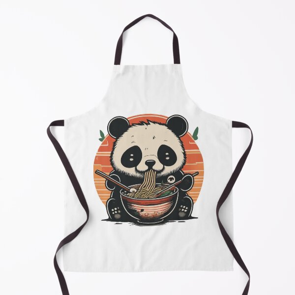 Item preview, Cute Panda Eating Ramen designed and sold by Designowner.