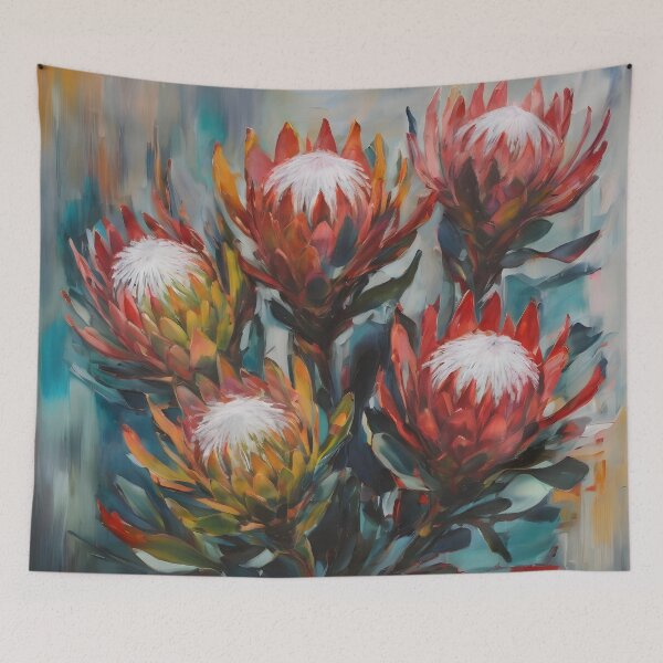 Aperçu de l'œuvre Protea Bunch créée et vendue par Dunc Ebedes.