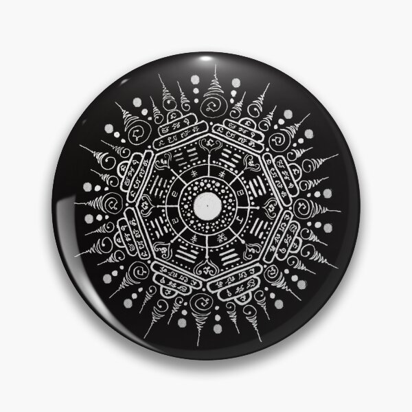 Item preview, 8 directions 8 faces of Round Traditional Thai tattoo designs -sak yant designed and sold by Bspaces.