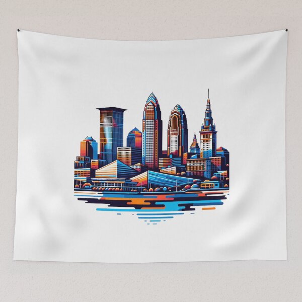 Item preview, Cleveland Skyline designed and sold by Places On Earth.