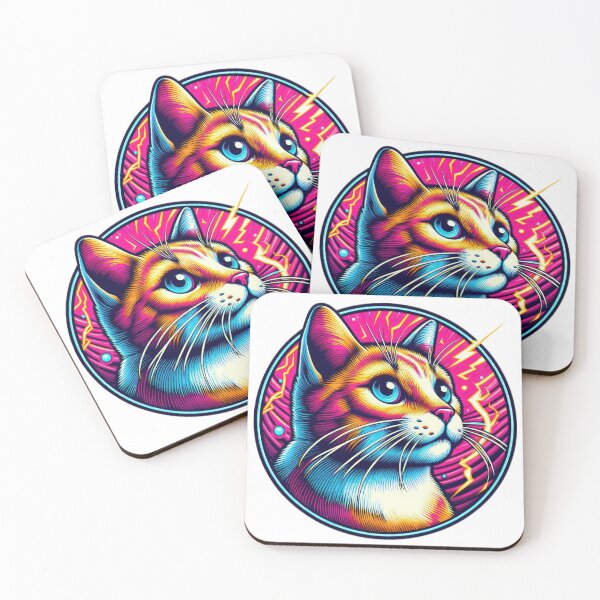 Item preview, Funny animal emblem cat  designed and sold by Expressions-Sel.