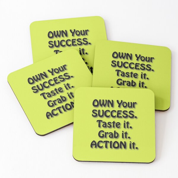 Item preview, (BF) Own your success. Taste it. Grab it. Action it. designed and sold by greatvibes4u.