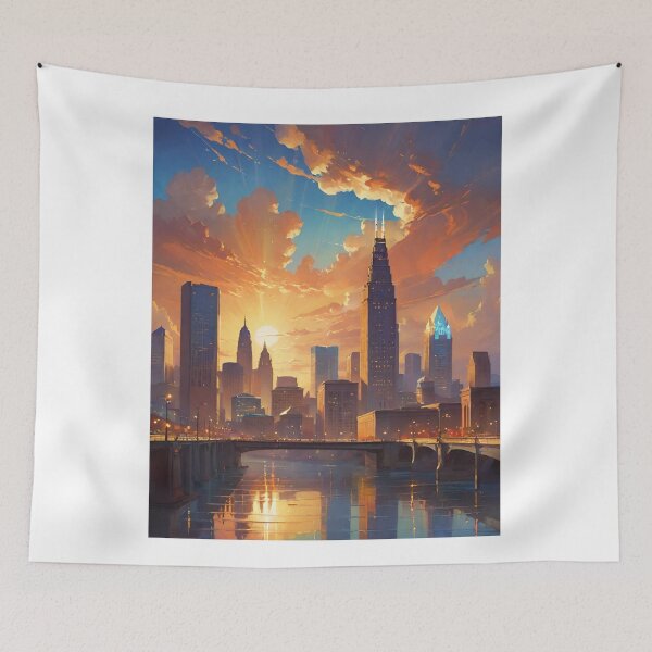 Item preview, Skyline of Cleveland designed and sold by Places On Earth.
