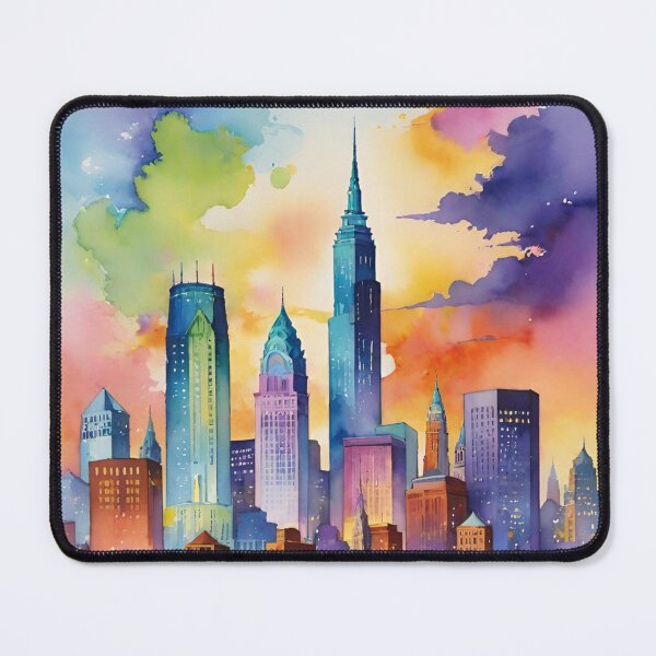 Item preview, Cleveland Skyline Rainbow designed and sold by Places On Earth.