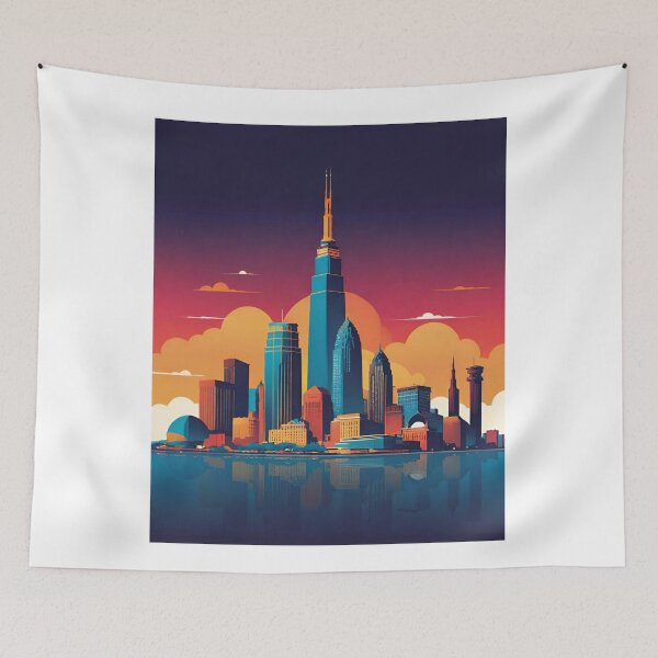 Item preview, Cleveland Skyline designed and sold by Places On Earth.