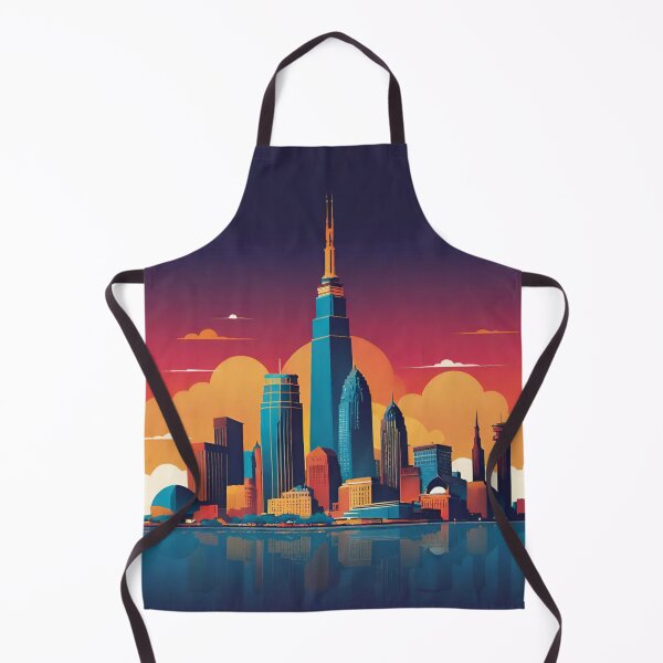 Artikelvorschau, Cleveland Skyline entworfen und verkauft von Places On Earth.