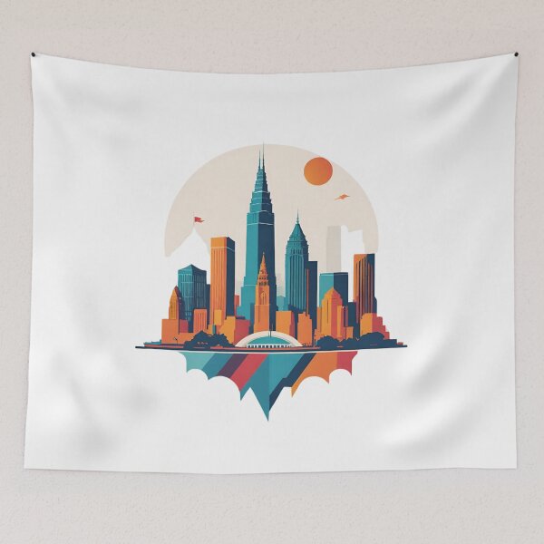 Item preview, Cleveland Skyline Logo designed and sold by Places On Earth.