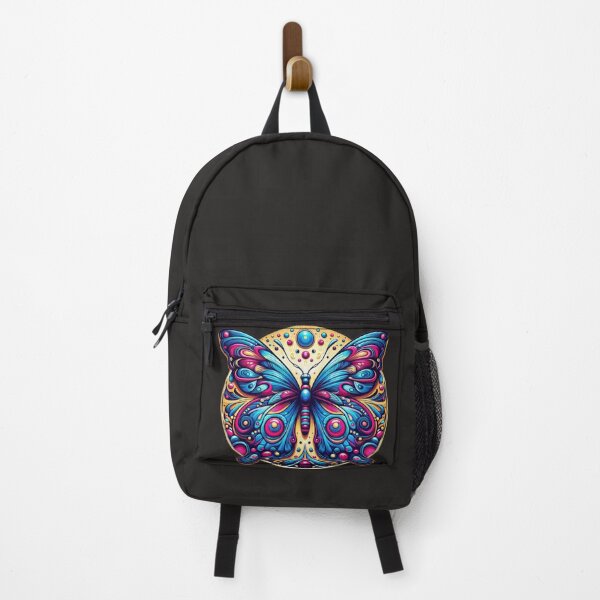 Item preview, Funny animal emblem butterfly designed and sold by Expressions-Sel.